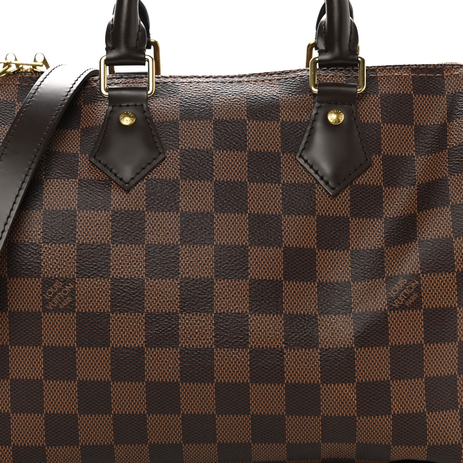 Louis Vuitton Damier Ebene Speedy Bandouliere 25 7 of 9