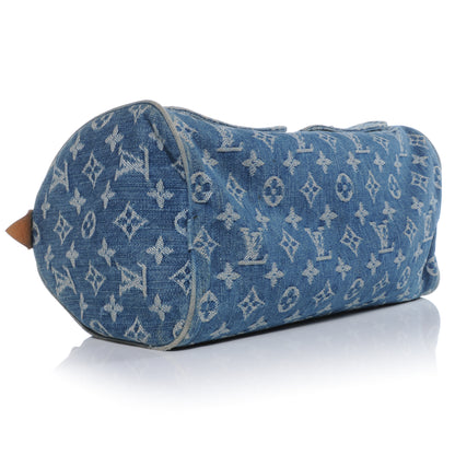 Louis Vuitton Monogram Denim Neo Speedy Blue 4 of 8