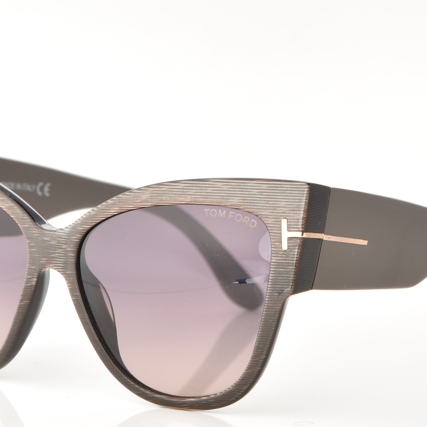 Acetate Anoushka Cat Eye Sunglasses TF371 Dove Grey