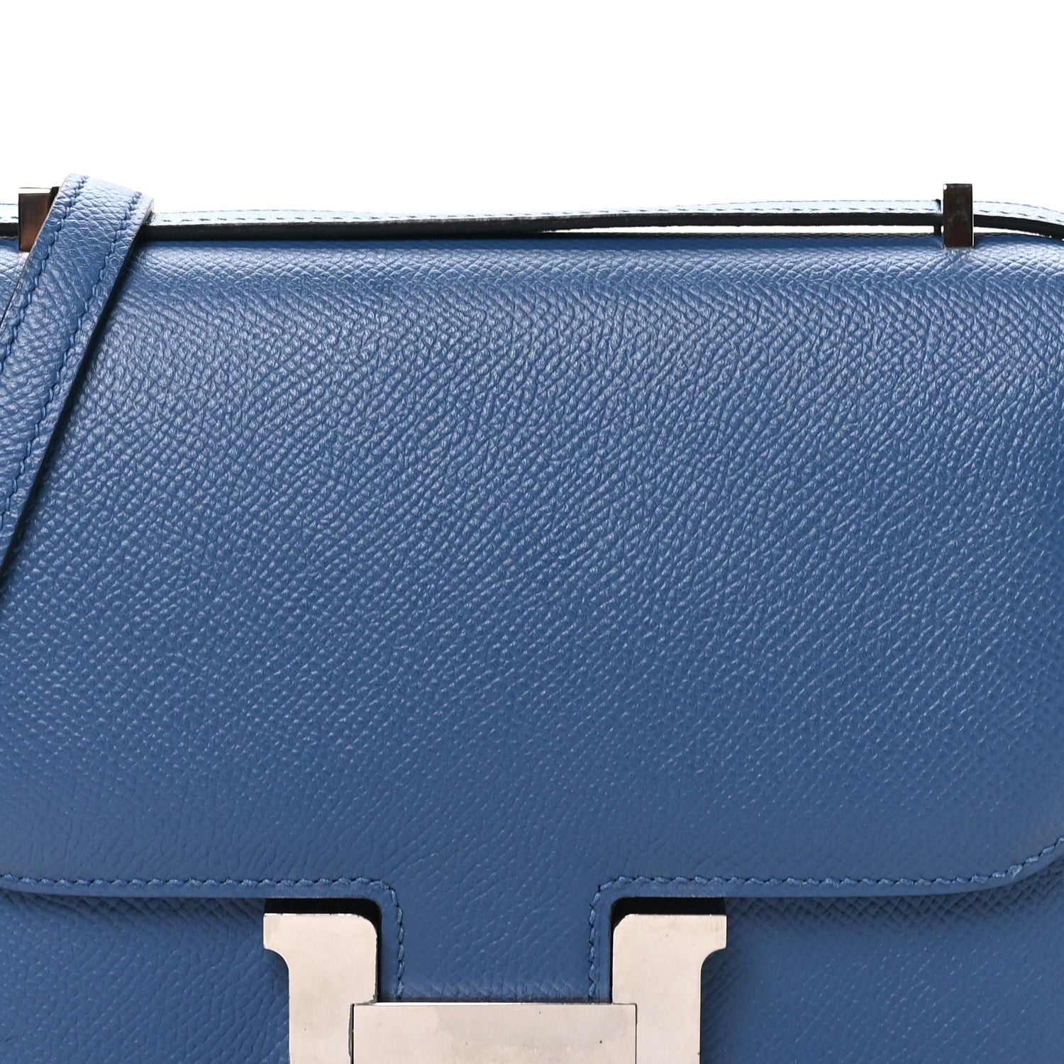 Hermes Epsom Constance Verso 18 Bleu Agate Gris Mouette 8 of 10