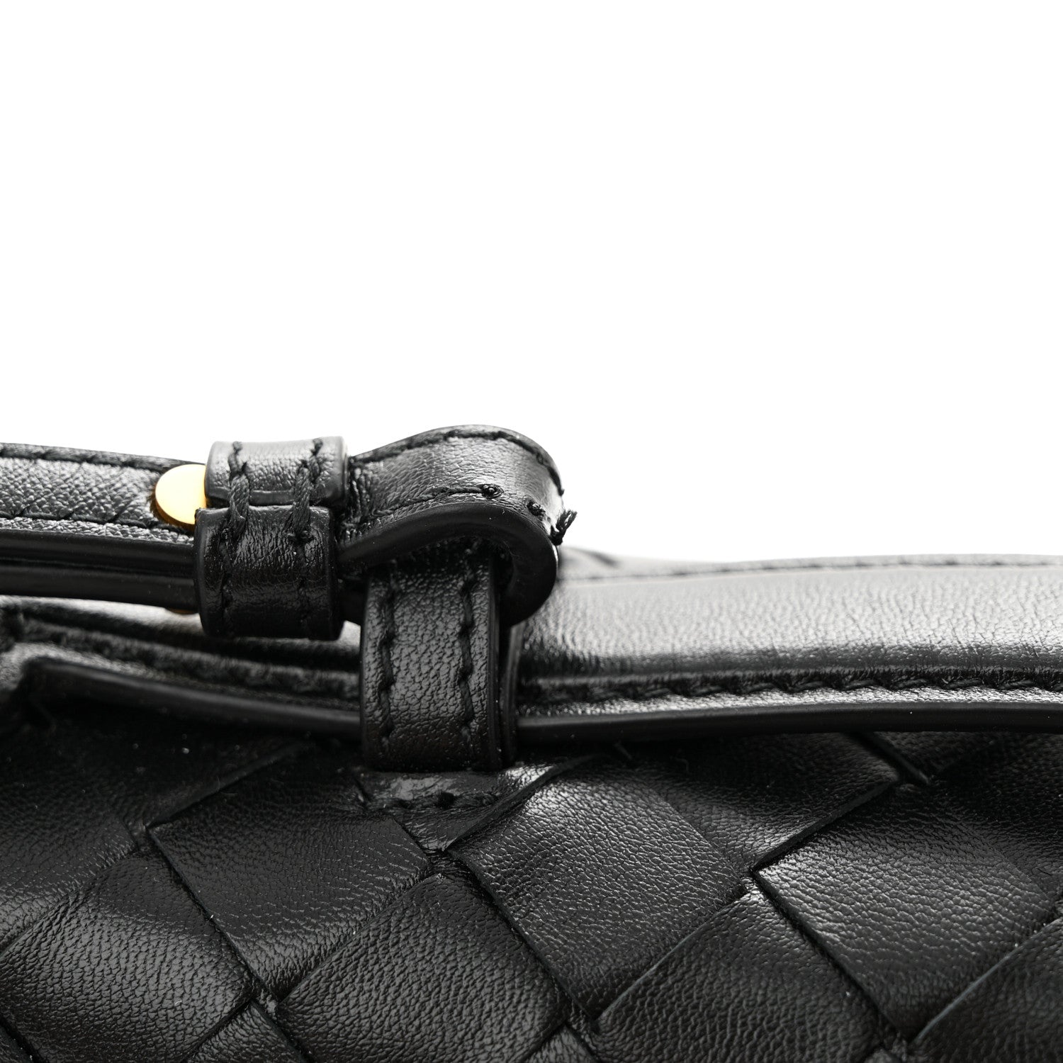 Bottega Veneta Calfskin Intrecciato Bang Bang Vanity Case Black 10 of 10
