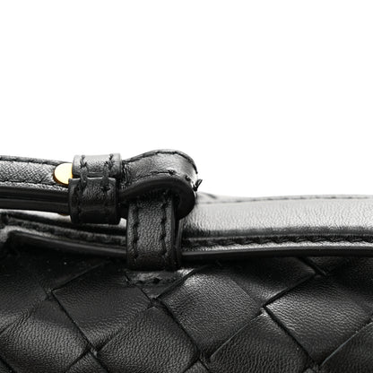 Bottega Veneta Calfskin Intrecciato Bang Bang Vanity Case Black 10 of 10