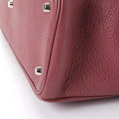 Christian Dior Bullcalf Large Diorissimo Tote Dark Pink 12 of 12