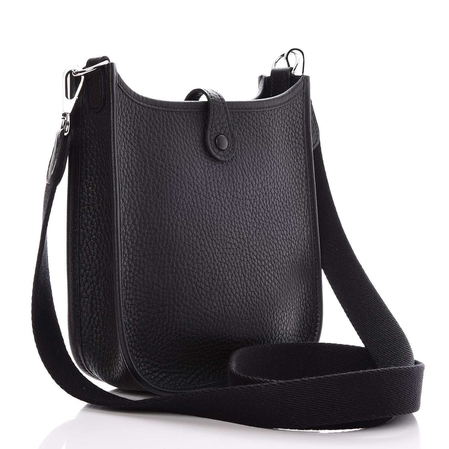 Hermes Taurillon Clemence Evelyne TPM Black 3 of 8