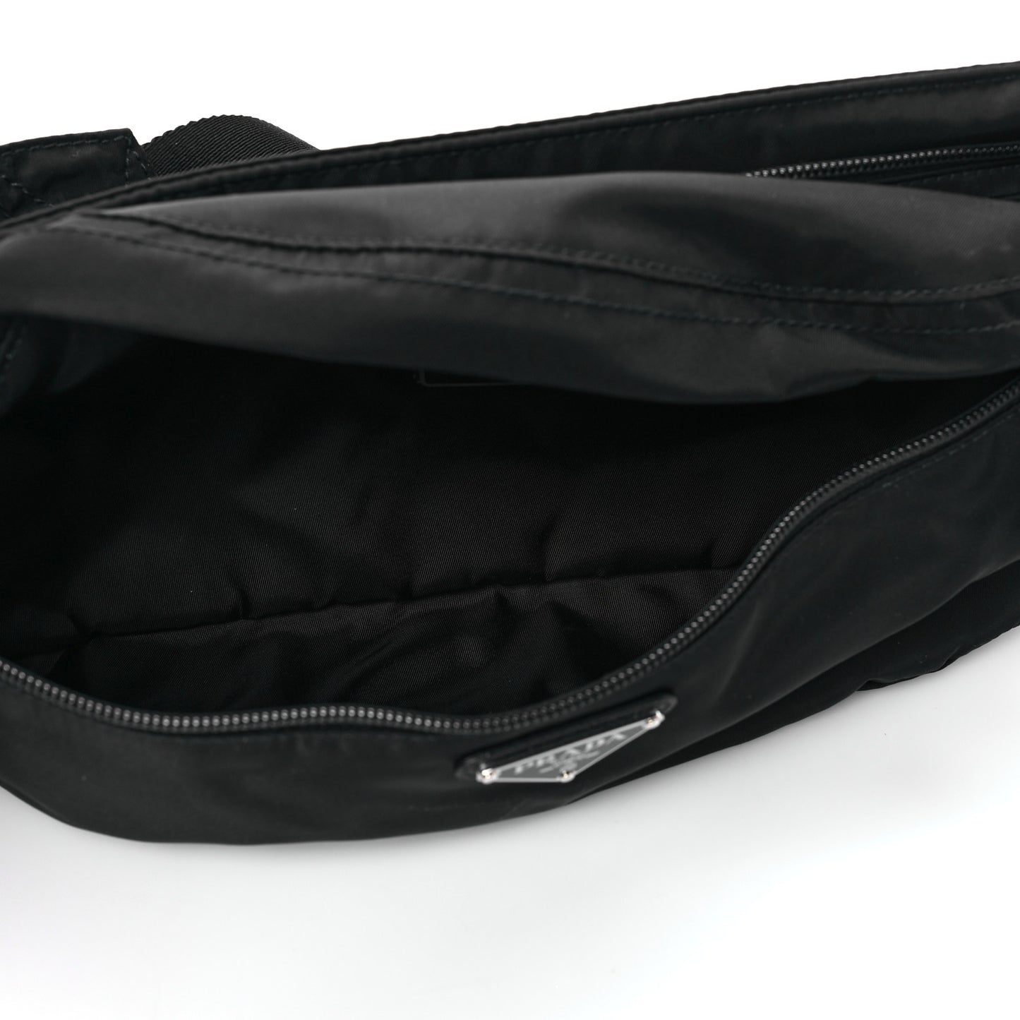 Tessuto Nylon Montagna Belt Bag Black