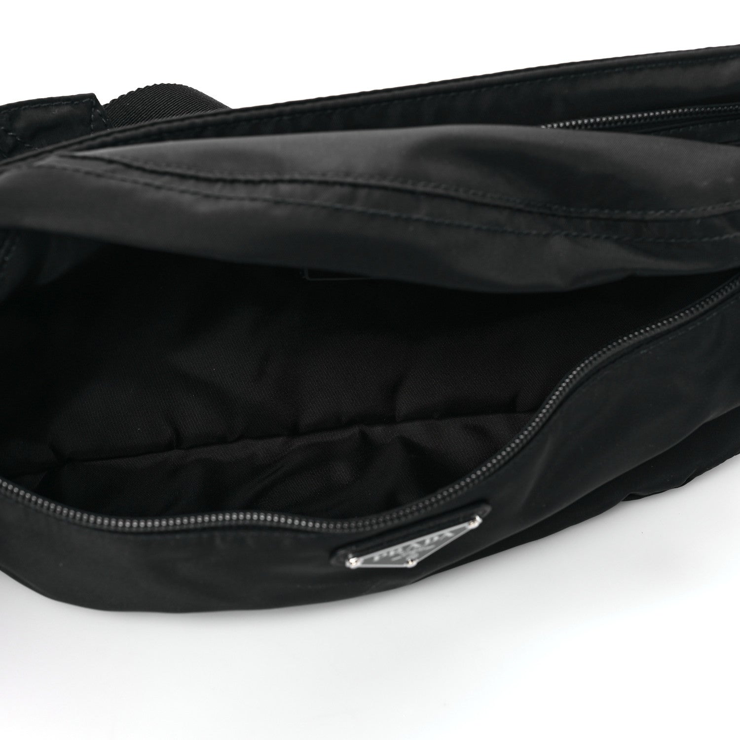 Prada Tessuto Nylon Montagna Belt Bag Black 6 of 9