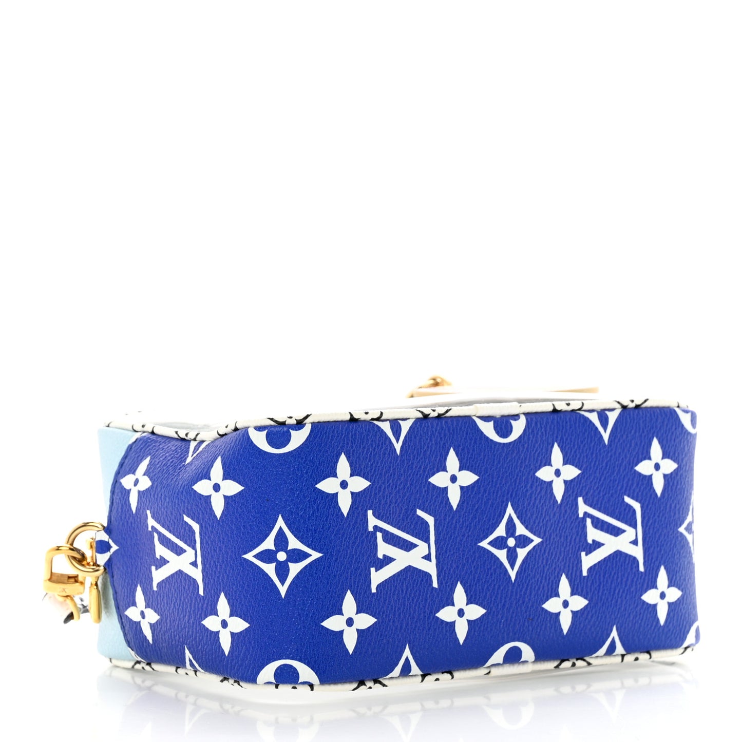 Monogram Giant Hamptons Beach Pouch Blue
