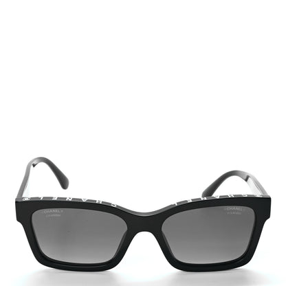 Chanel Acetate Square Sunglasses 5417 Black 2 of 8