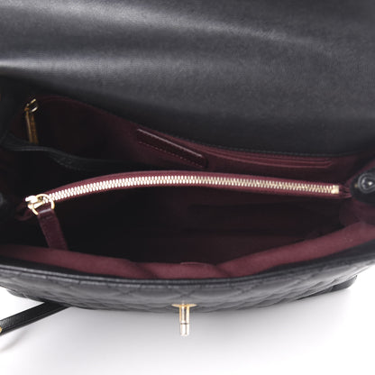 Chanel Caviar Quilted Large Coco Handle Flap Black 6 of 9