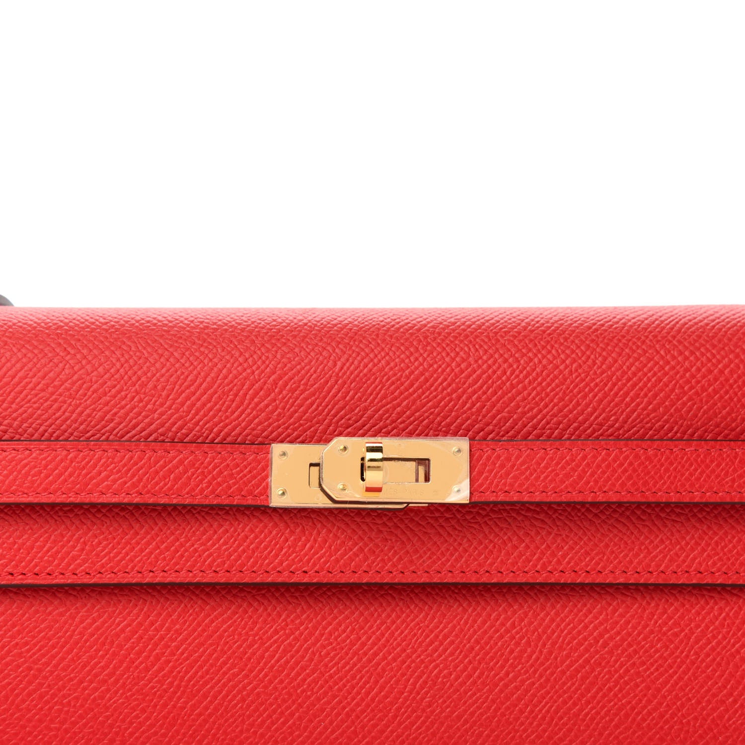 Hermes Epsom Verso Kelly Wallet To Go Rouge De Coeur Rose Extreme 11 of 12