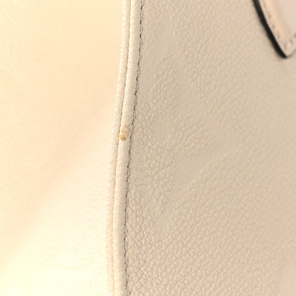 Louis Vuitton Empreinte Monogram Giant Onthego PM Cream Beige 10 of 10