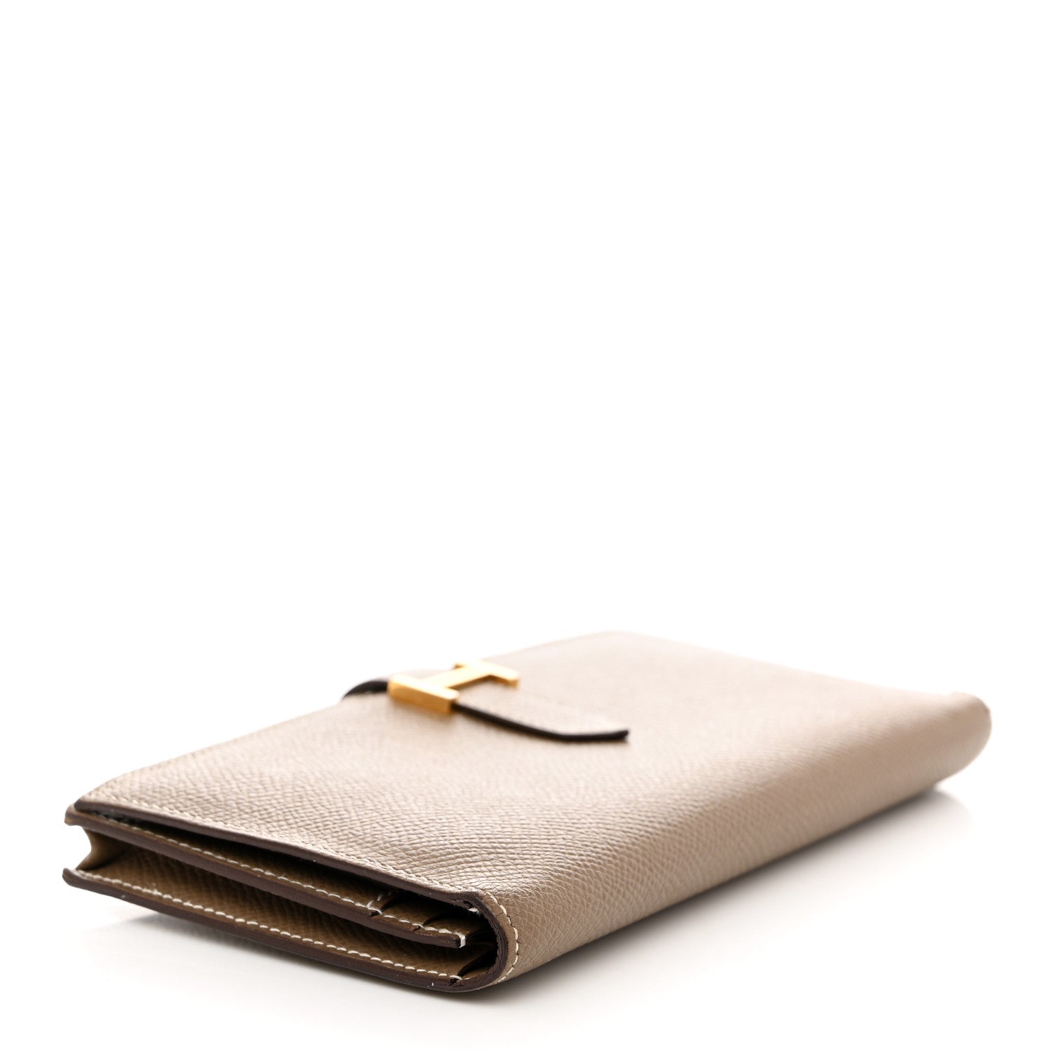 Hermes Epsom Bearn Gusset Wallet Etoupe 3 of 8