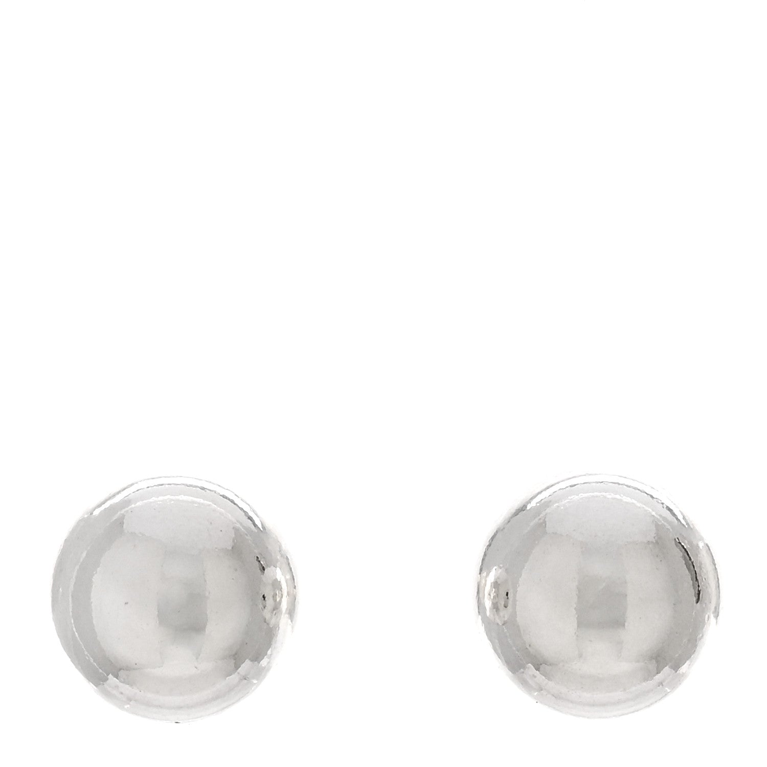 Tiffany Sterling Silver 8mm HardWear Ball Earrings 1 of 4