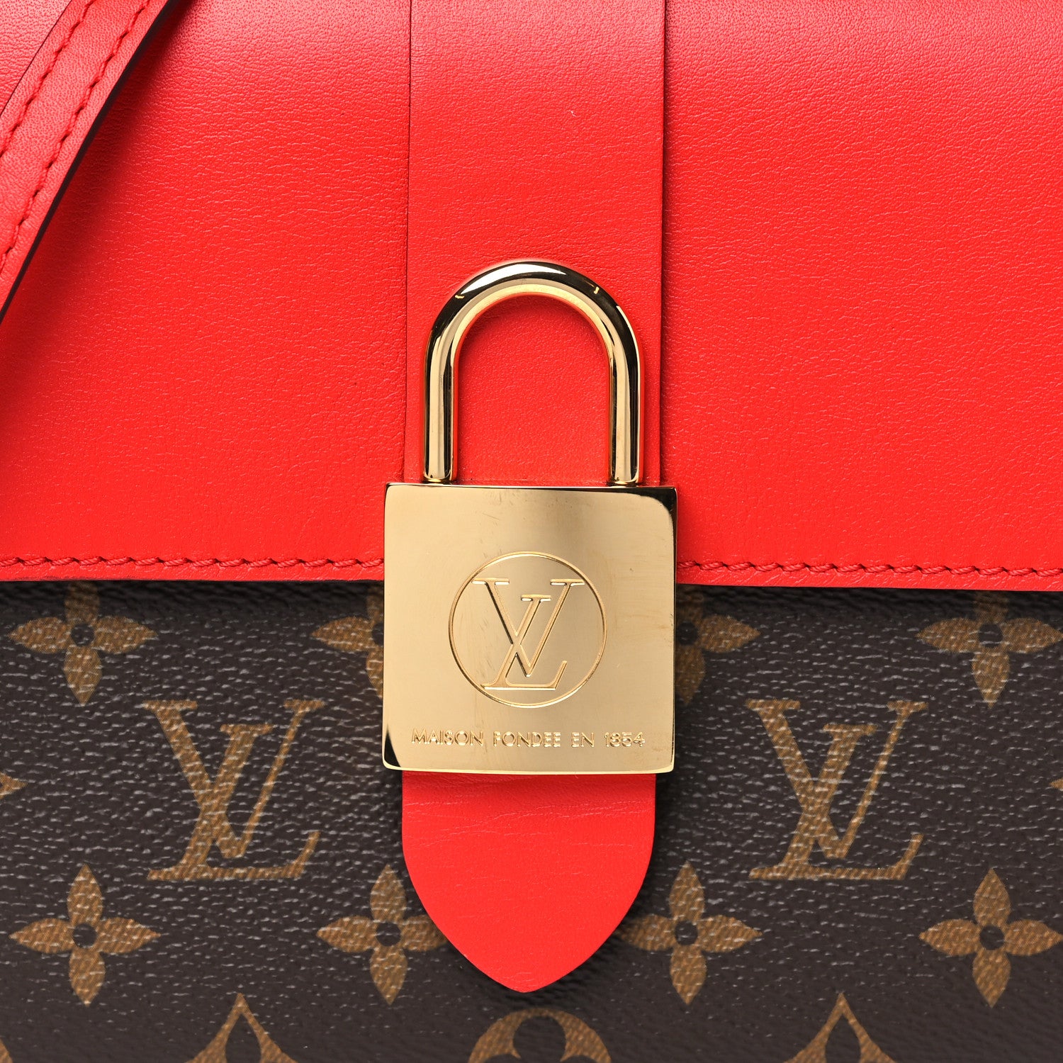 Louis Vuitton Monogram Locky BB Coquelicot 7 of 10
