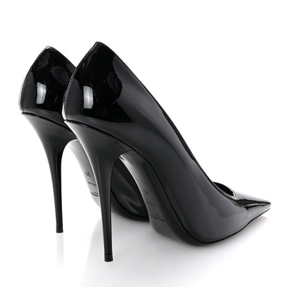 Saint Laurent Patent Instinct Pumps 39 Black 5 of 9