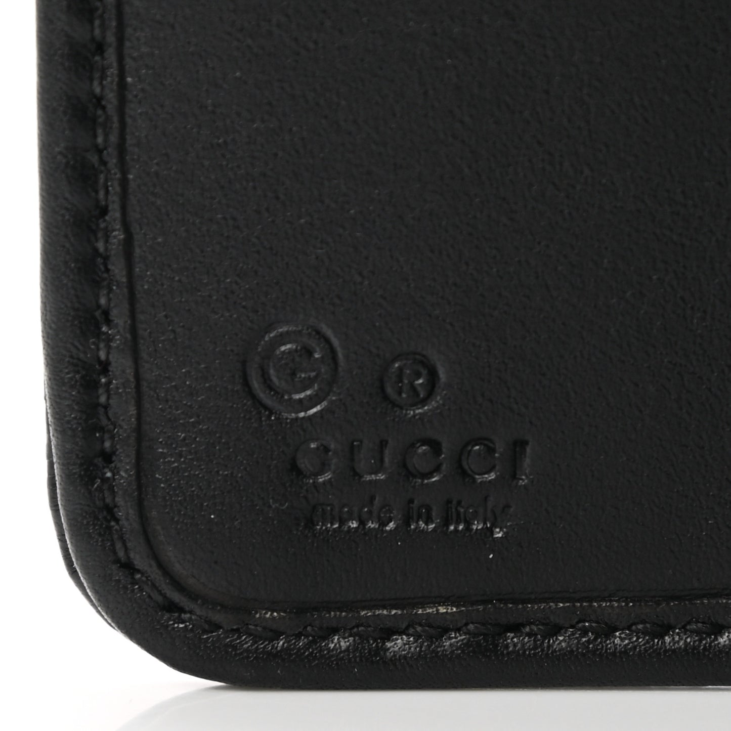 Soft Microguccissima Continental Zip Wallet Black