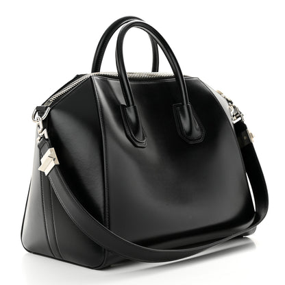 Givenchy Shiny Lord Calfskin Medium Antigona Black 3 of 10