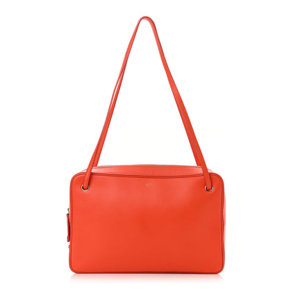 Celine Nappa Side Lock Dragonne Shoulder Bag Bright Orange 1 of 13