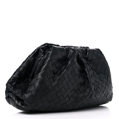 Bottega Veneta Nappa Maxi Intreccio The Pouch Oversized Clutch Black 3 of 10