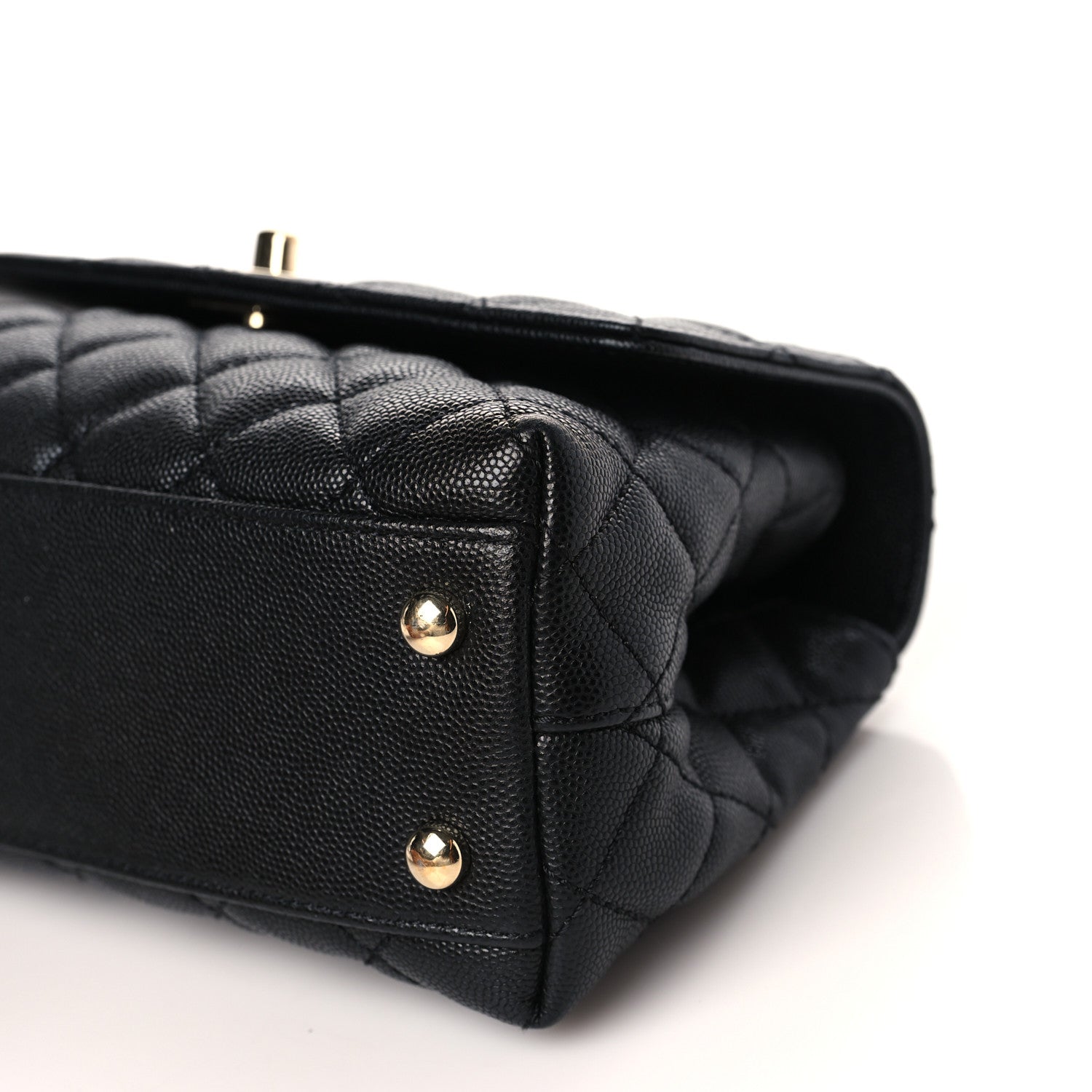 Chanel Caviar Quilted Mini Coco Handle Flap Black 9 of 9