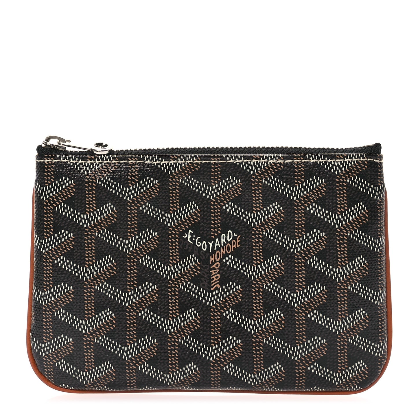 Goyardine Mini Senat Pochette Black Gold