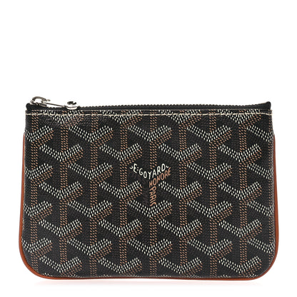 Goyard Goyardine Mini Senat Pochette Black Gold 1 of 8