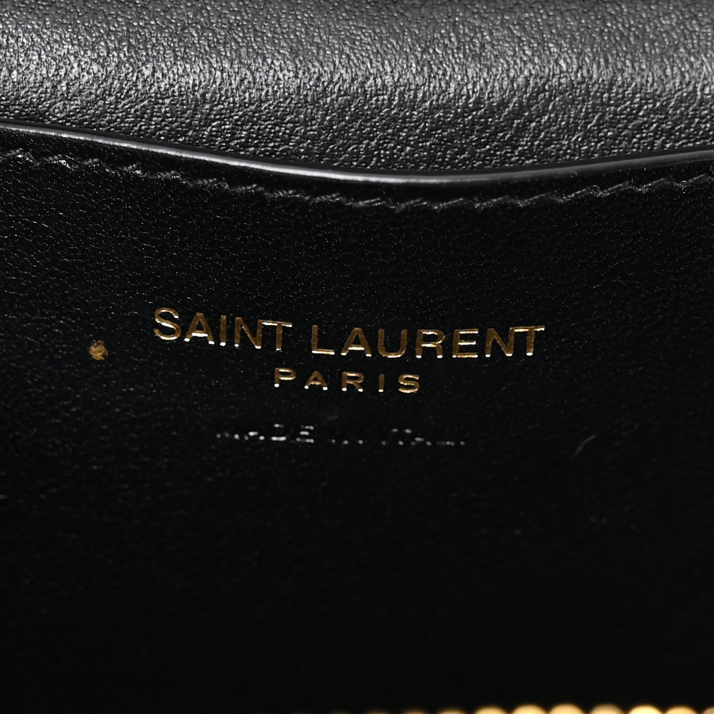 Lambskin Quilted Mini Gaby Vanity Case Black