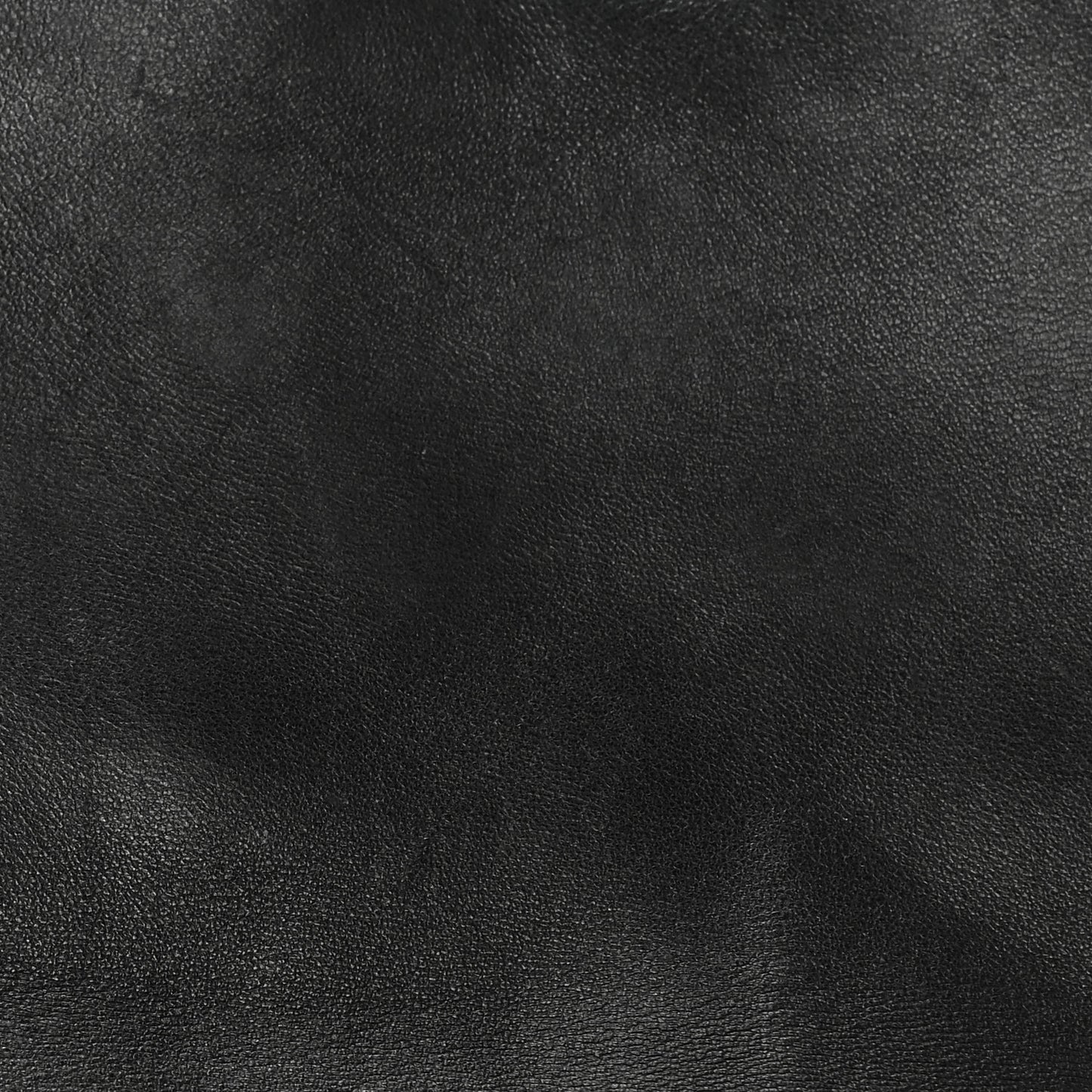 Lambskin Quilted Large Pagode Piping Flap Black