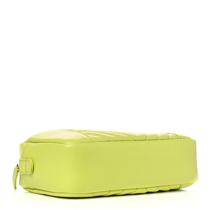 Chanel Calfskin Quilted Daily Chevron Camera Case Light Green 3 of 7