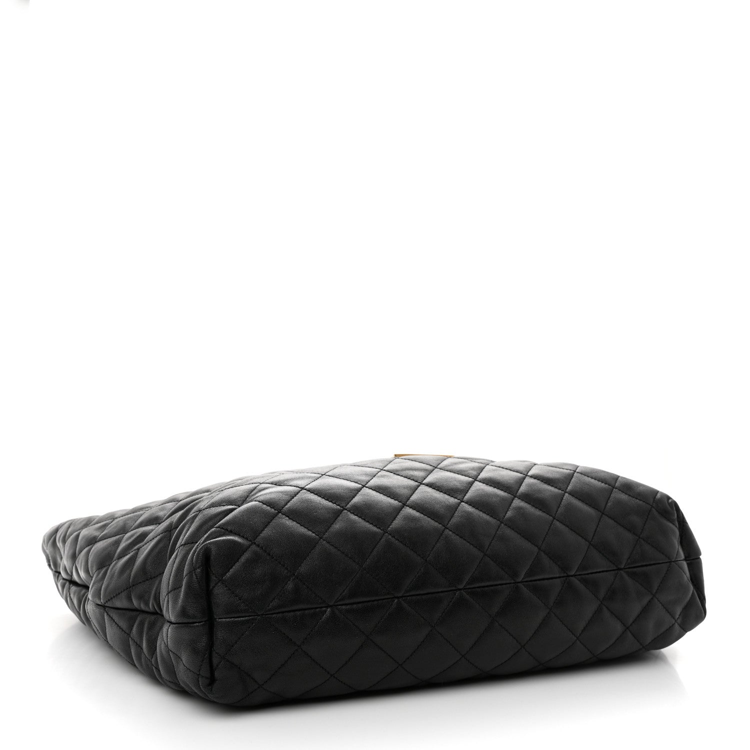 Saint Laurent Lambskin Quilted Maxi Icare Shopping Tote Black 5 of 10