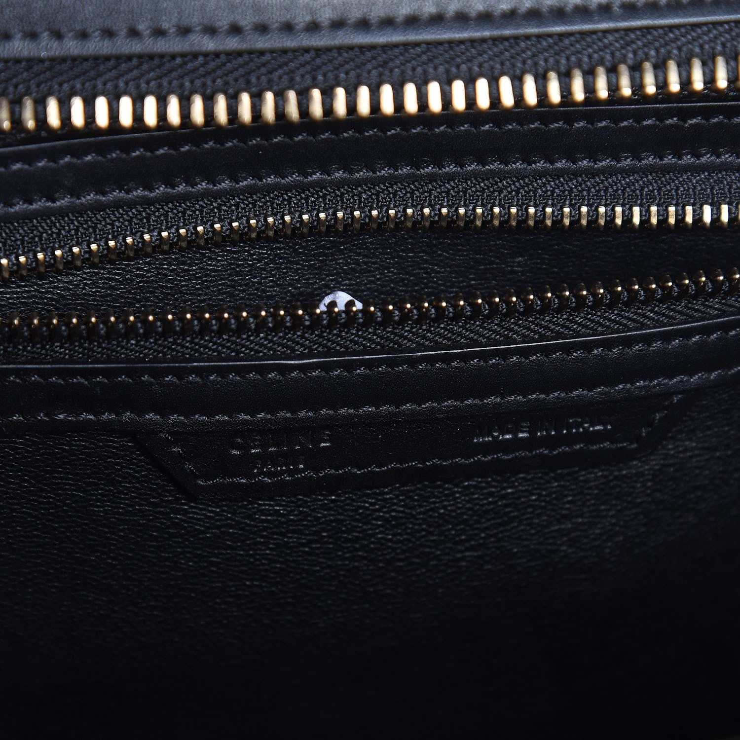 Celine Smooth Calfskin Micro Luggage Black 6 of 7