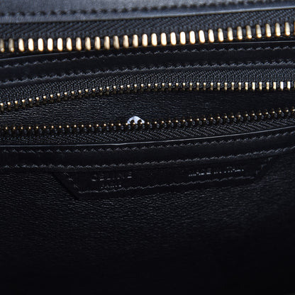 Celine Smooth Calfskin Micro Luggage Black 6 of 7
