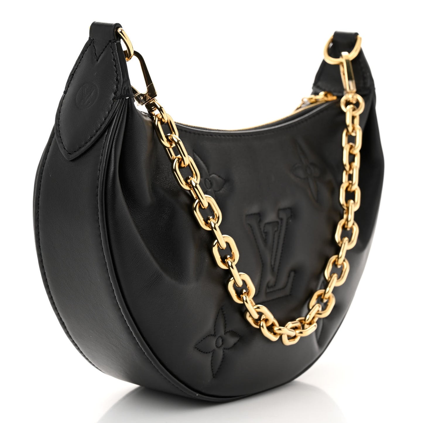 Calfskin Bubblegram Over The Moon Black