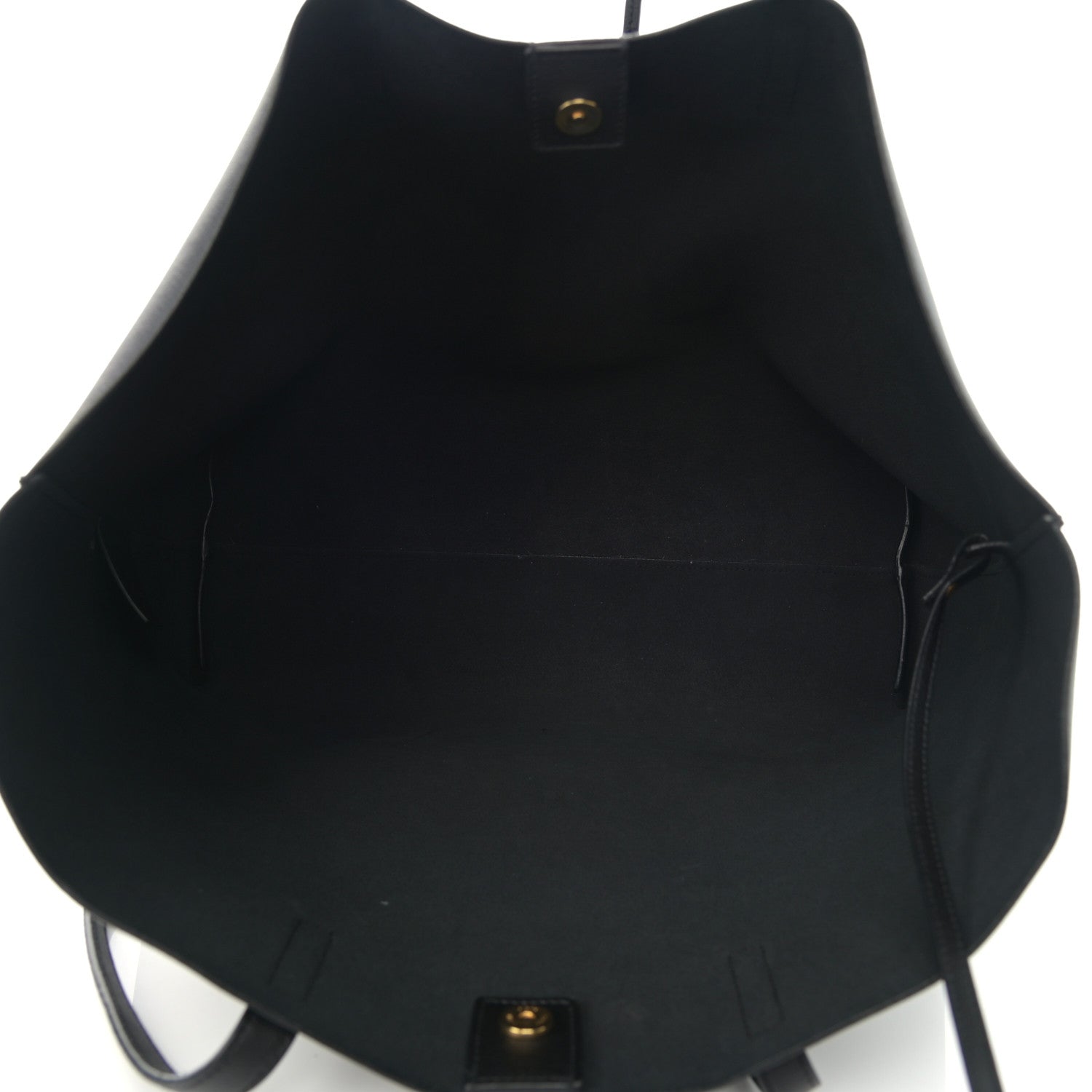 Saint Laurent Calfskin Large Shopping Tote Black 6 of 13