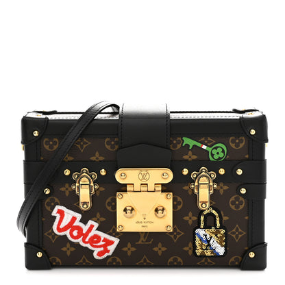 Louis Vuitton Monogram Patches Petite Malle Black 1 of 10