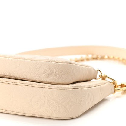 Louis Vuitton Empreinte Monogram Giant Multi Pochette Accessories Cream 10 of 10