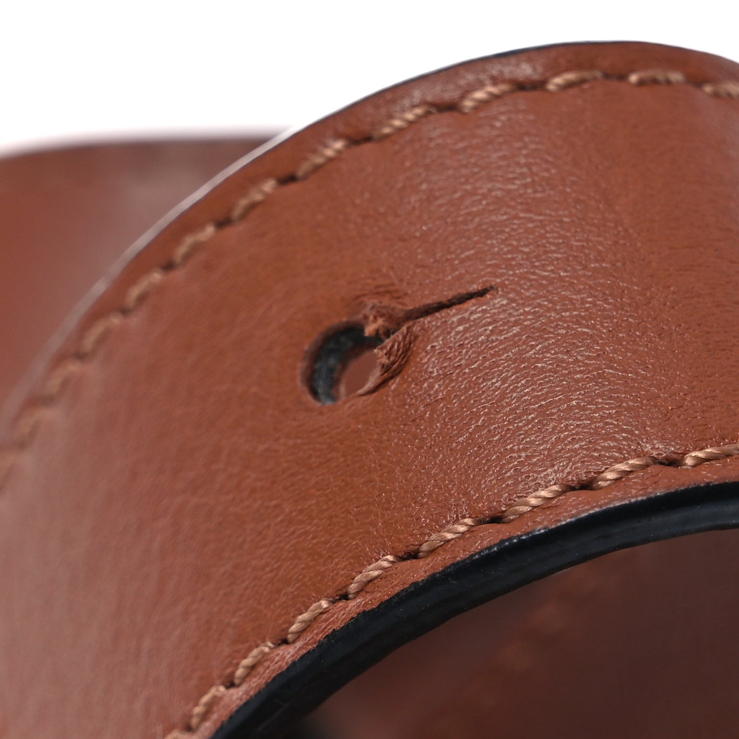 Grained Calfskin Small Hammock Shoulder Bag Tan