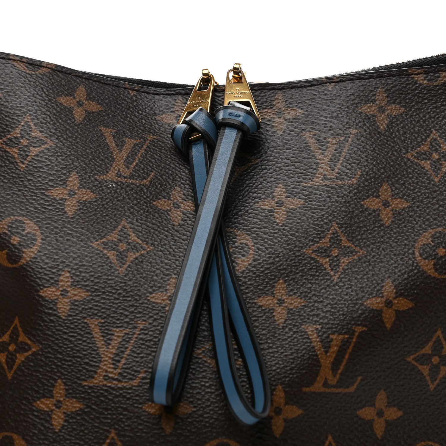 Louis Vuitton Monogram Beaubourg Hobo Mini Bordeaux Red Peach Safran Blue Jean Blue 8 of 11