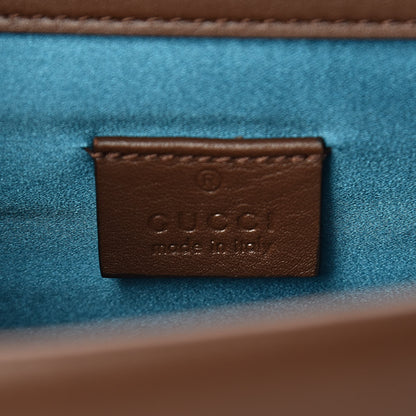 Gucci Velvet Moon Calfskin Crystal GG Monogram Small Dionysus Shoulder Bag Brown Vintage Cocoa Black Diamond 6 of 12