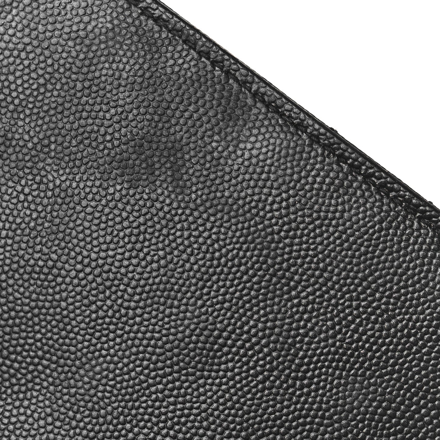 Grain De Poudre Textured Mixed Matelasse Triquilt Medium Monogram Satchel Black