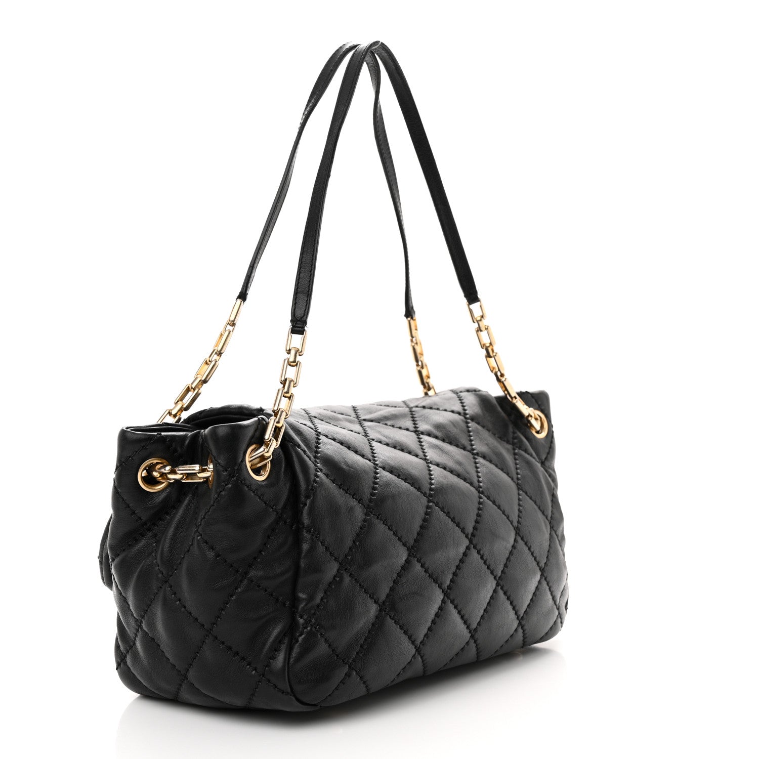 Chanel Calfskin Quilted Retro Chain Flap Black 3 of 18