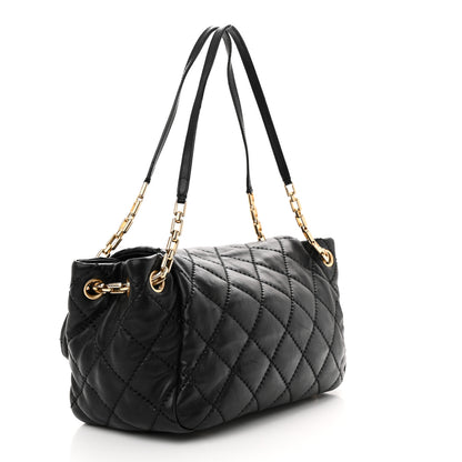 Chanel Calfskin Quilted Retro Chain Flap Black 3 of 18