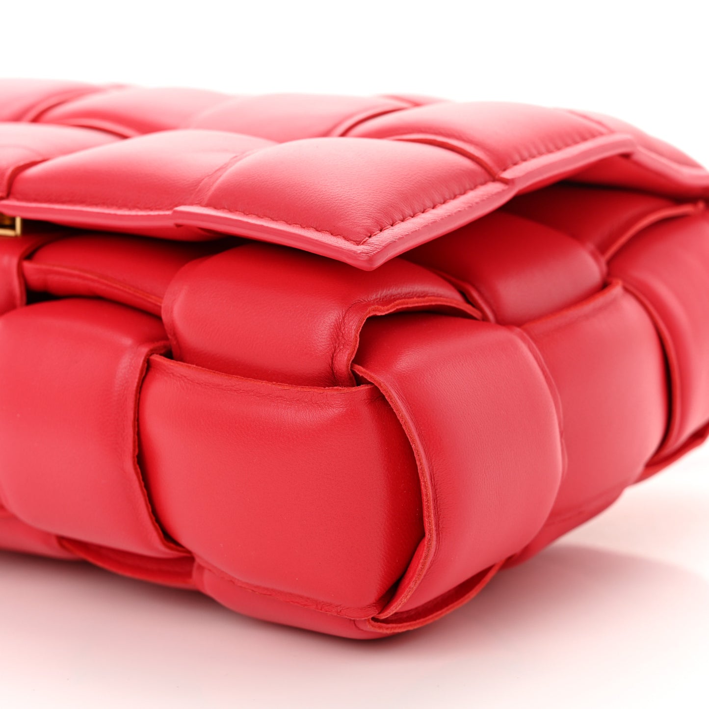 Nappa Maxi Intreccio Padded Cassette Crossbody Bag Firework