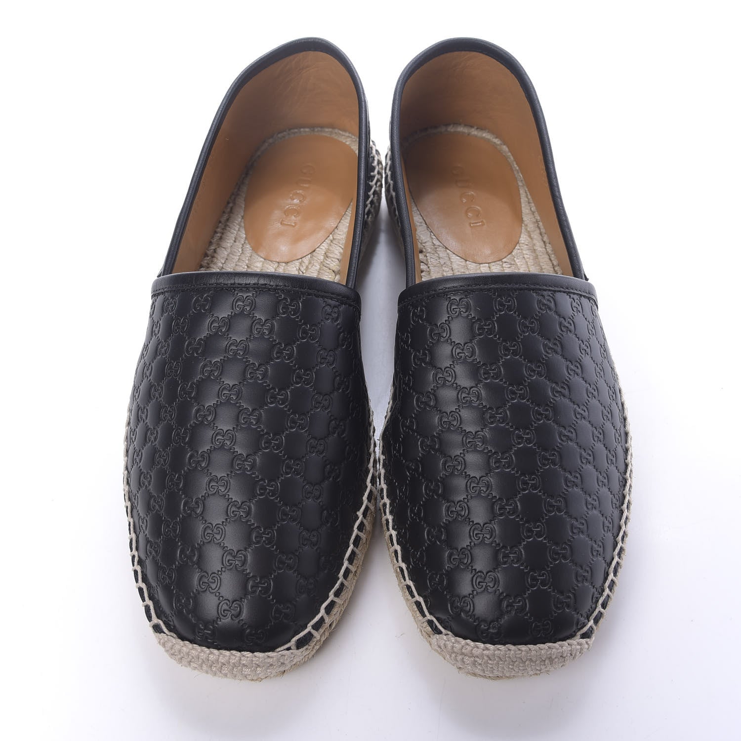 Gucci Microguccissima Signature Mens Espadrilles 6.5 Black 5 of 11