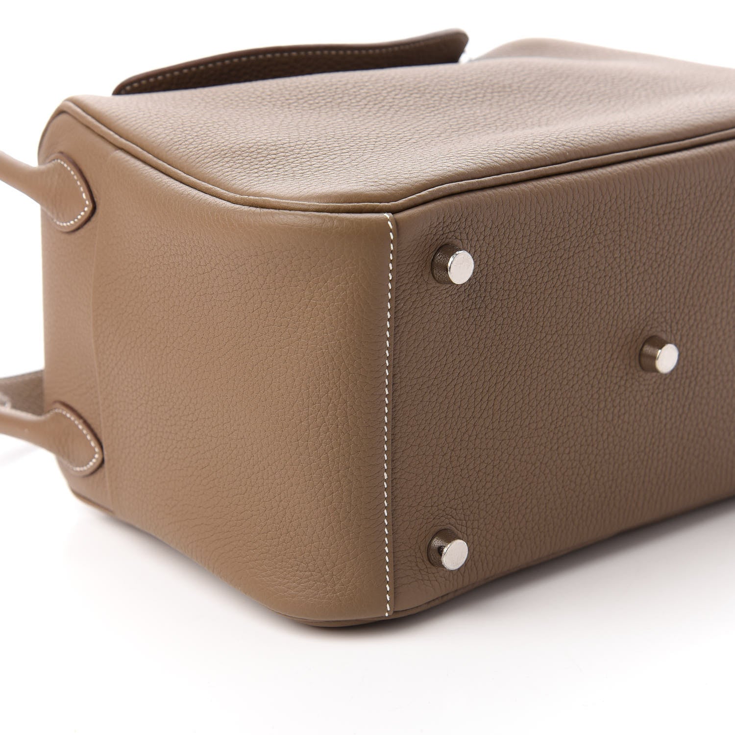 Hermes Taurillon Clemence Lindy 26 Etoupe 6 of 10