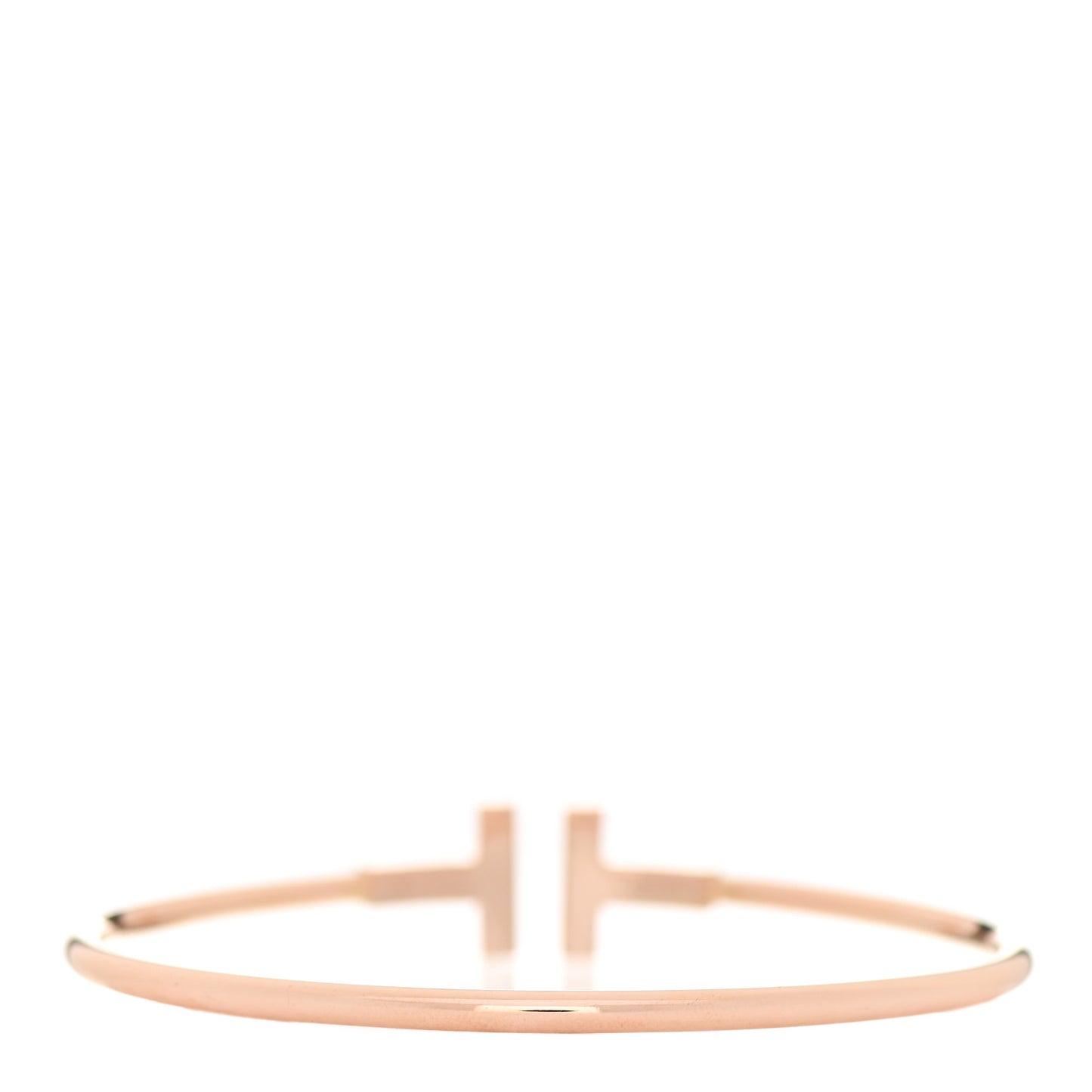 18K Rose Gold Diamond Mother of Pearl T Wire Bracelet
