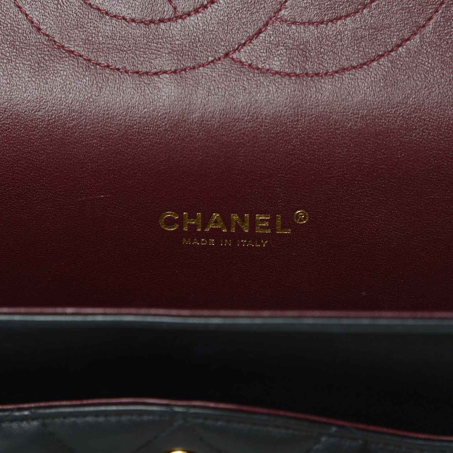 Lambskin Quilted Maxi Double Flap Black