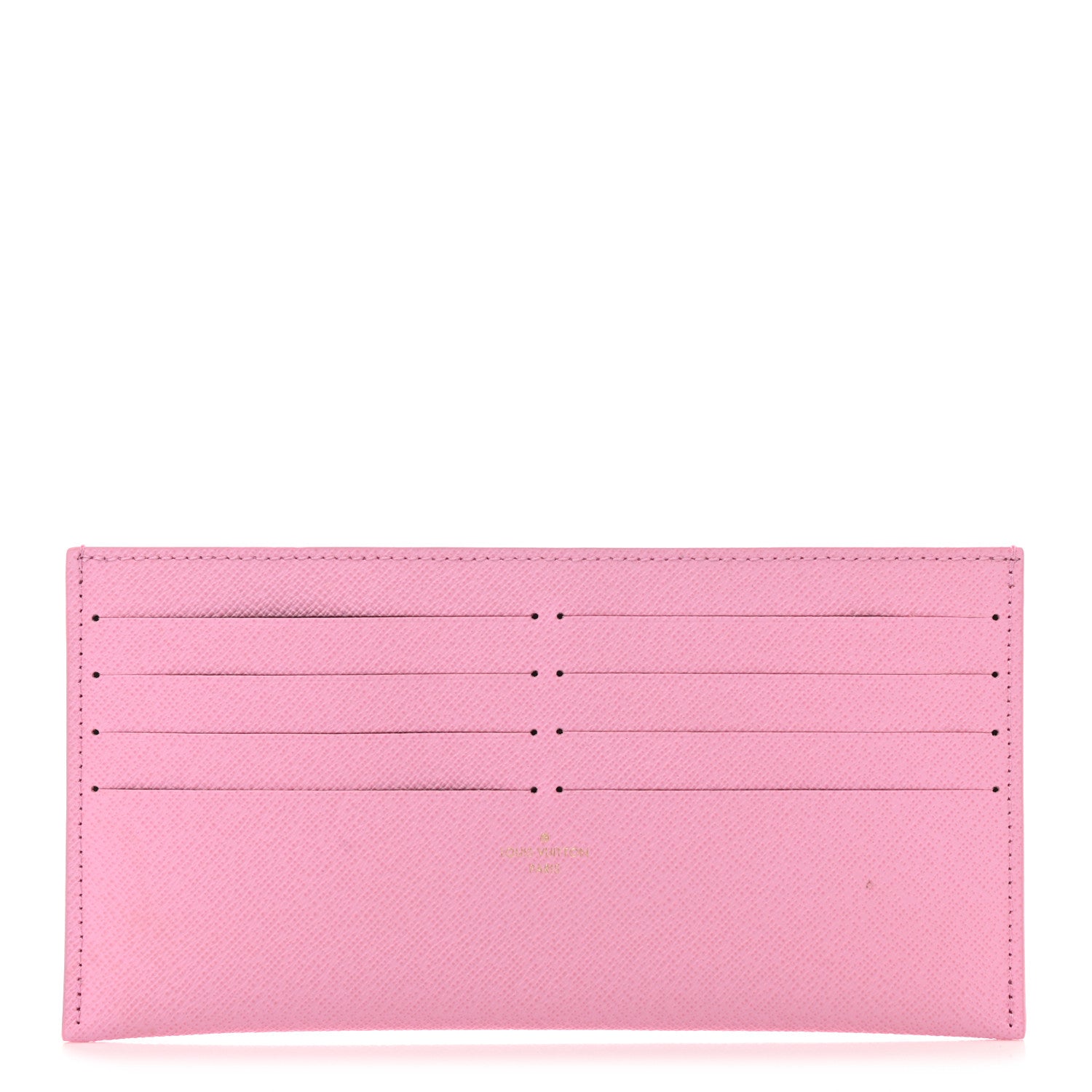 Louis Vuitton Calfskin Felicie Stud Card Holder Insert Rose Ballerine 1 of 7