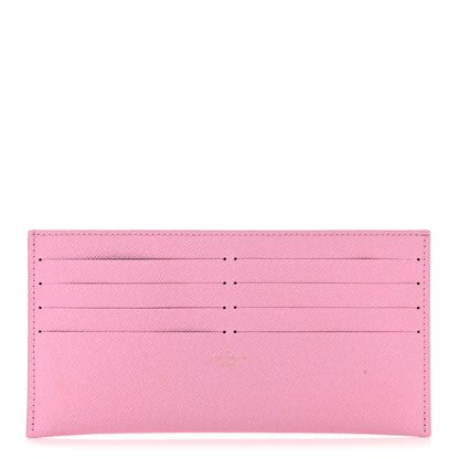 Louis Vuitton Calfskin Felicie Stud Card Holder Insert Rose Ballerine 1 of 7