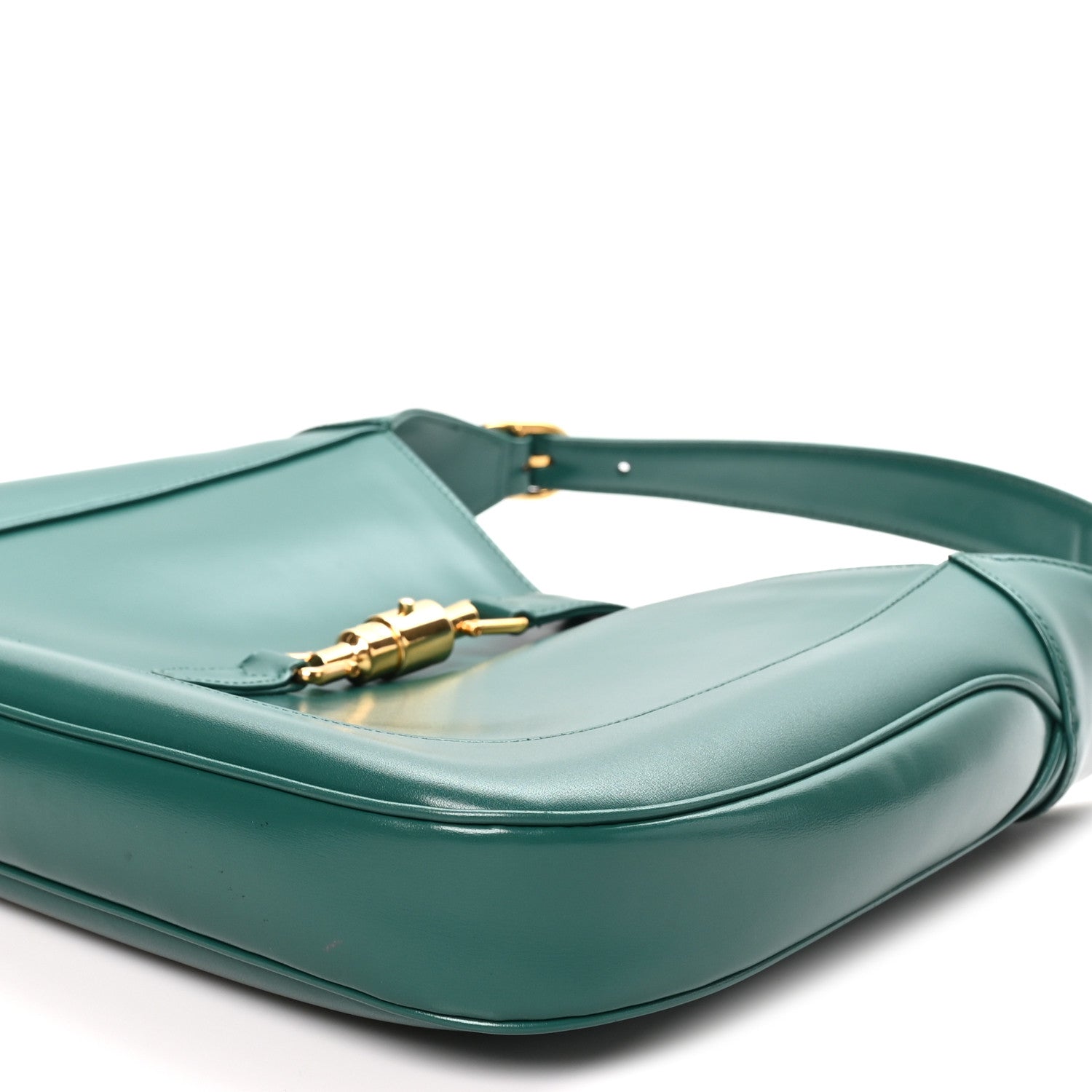 Gucci Boarded Dyana Lux Calfskin Medium Jackie 1961 Hobo Hobo Emerald 9 of 9